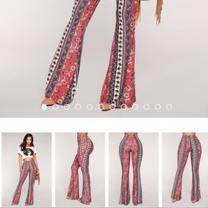 Desert Dreamer Flare Pants - Mauve